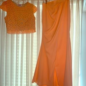 *NWT* two piece SABO Skirt evening dress